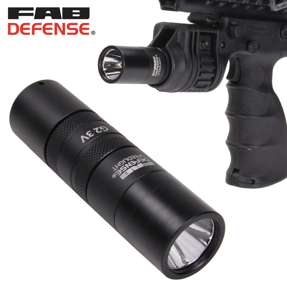 FAB Defense スピードライト G2 3V 1インチ 378ルーメン | ミリタリー