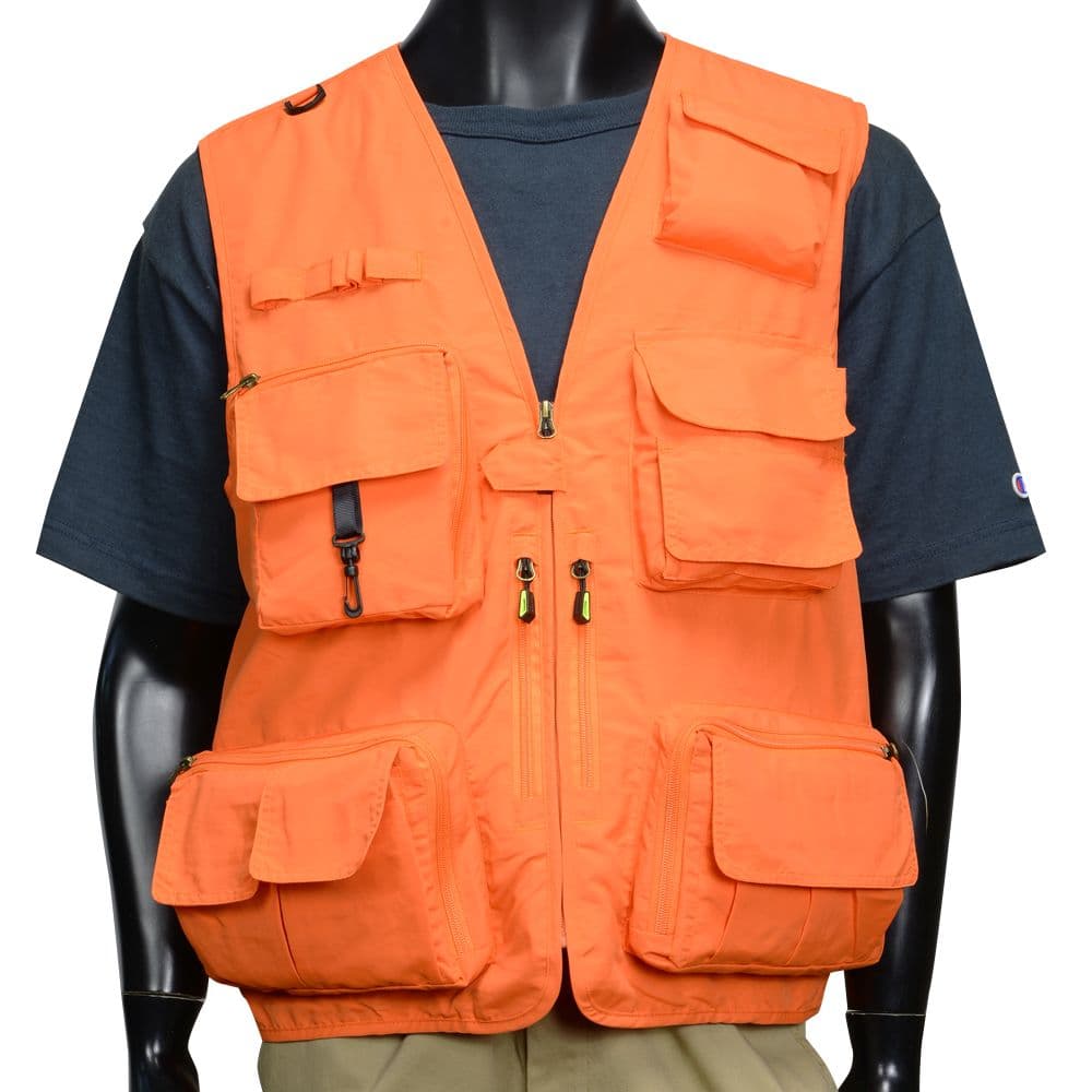 FLYGO ハンティングベスト 狩猟 ブレイズオレンジ チョッキ