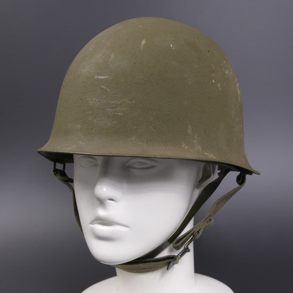 フランス軍放出品 M1951 スチールヘルメット 後期型 二層構造