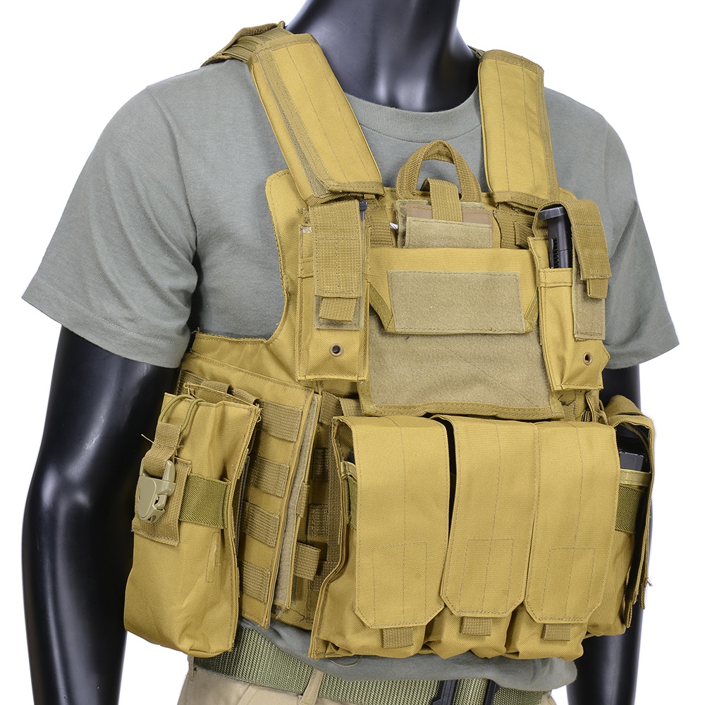 アウトレット】 プレートキャリア MOLLE対応 タン | ミリタリー