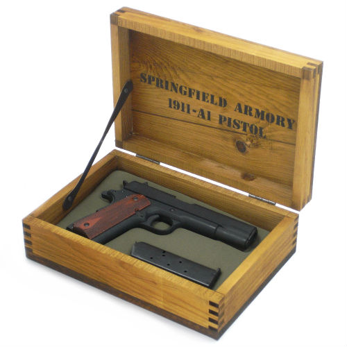 ガンケース 木製 ガバメント1911 1丁用 | ミリタリーショップ レプマート