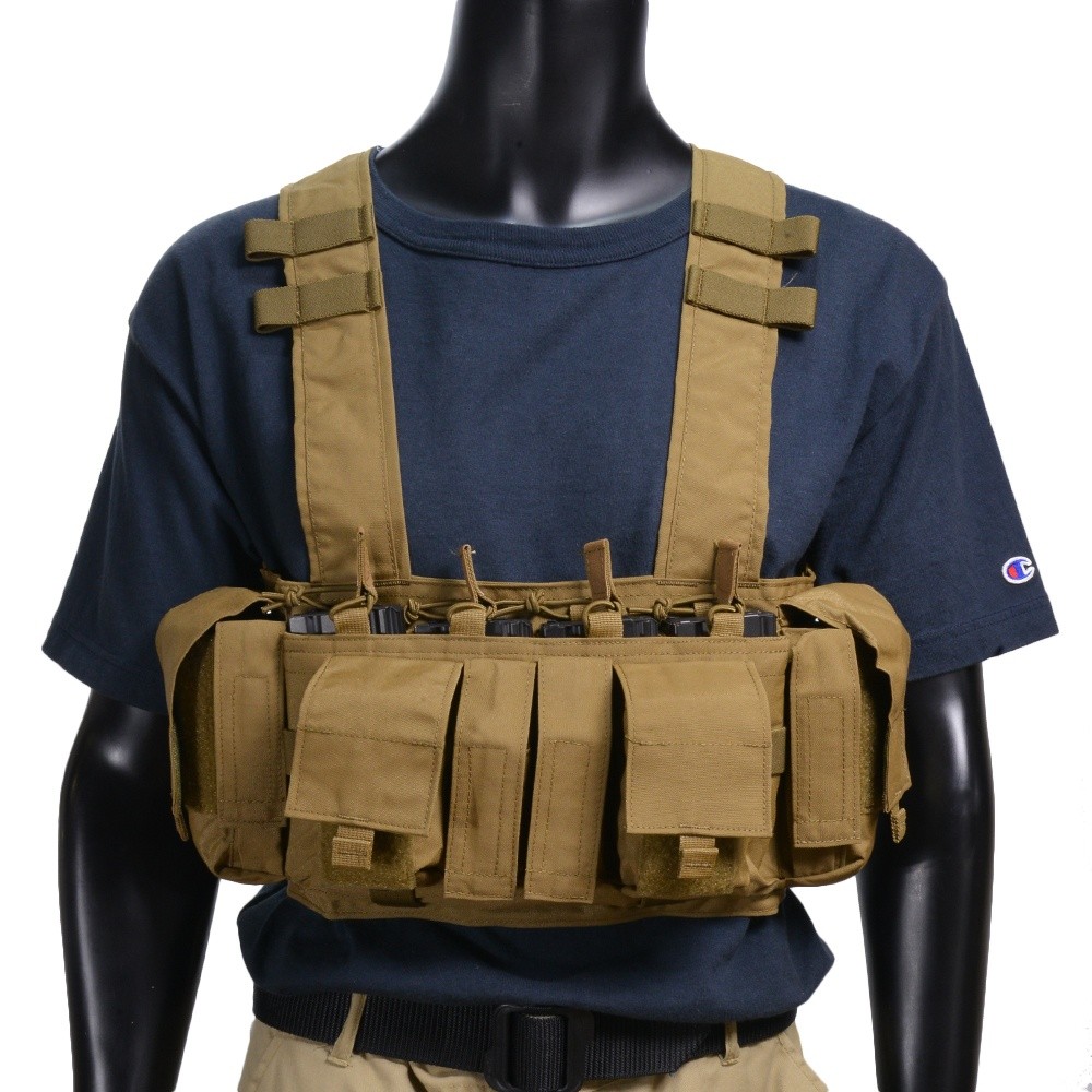 VTAC チェストリグ M4マグ4本・ピストルマグ2本収納可 VTAC-CR