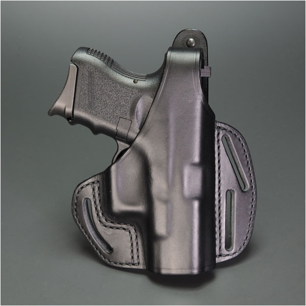BLACKHAWK ホルスター GLOCK26 革 3スロット パンケーキ | ミリタリー