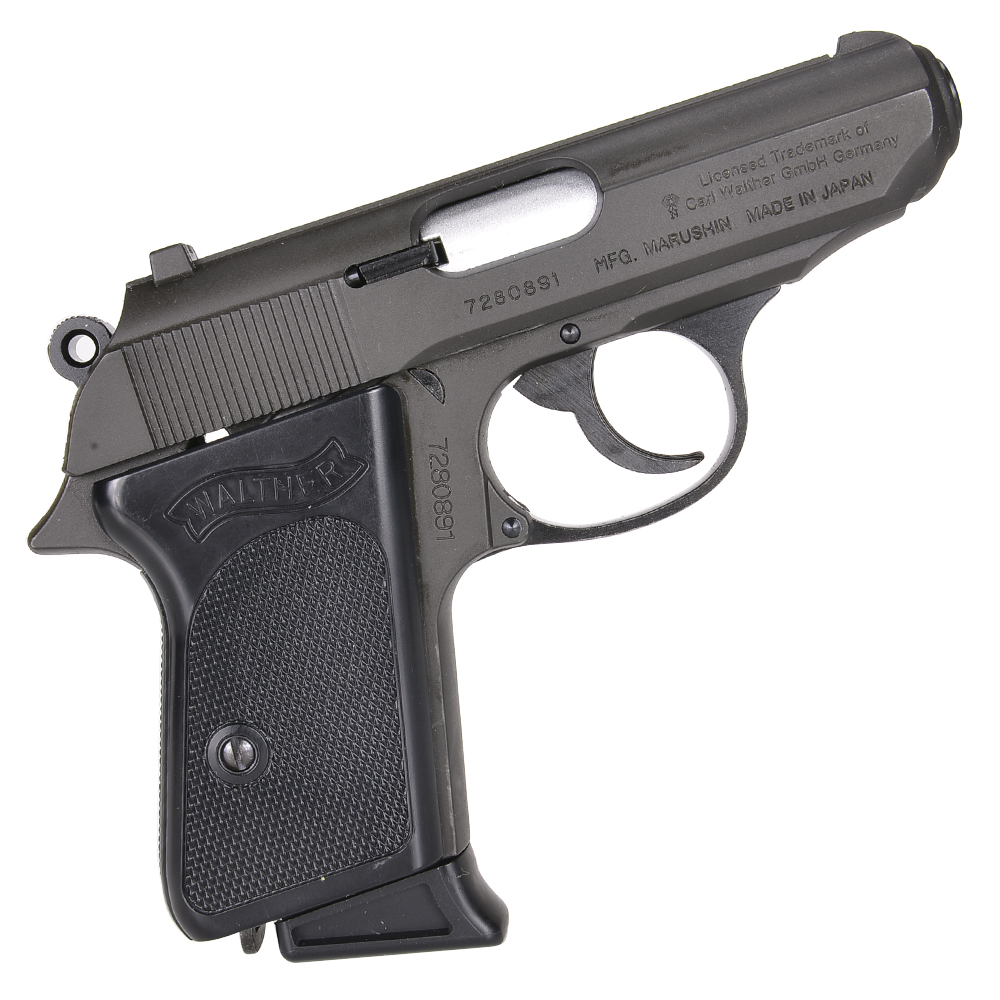 マルシン 発火式モデルガン ワルサーPPK 完成品 ブラック HW