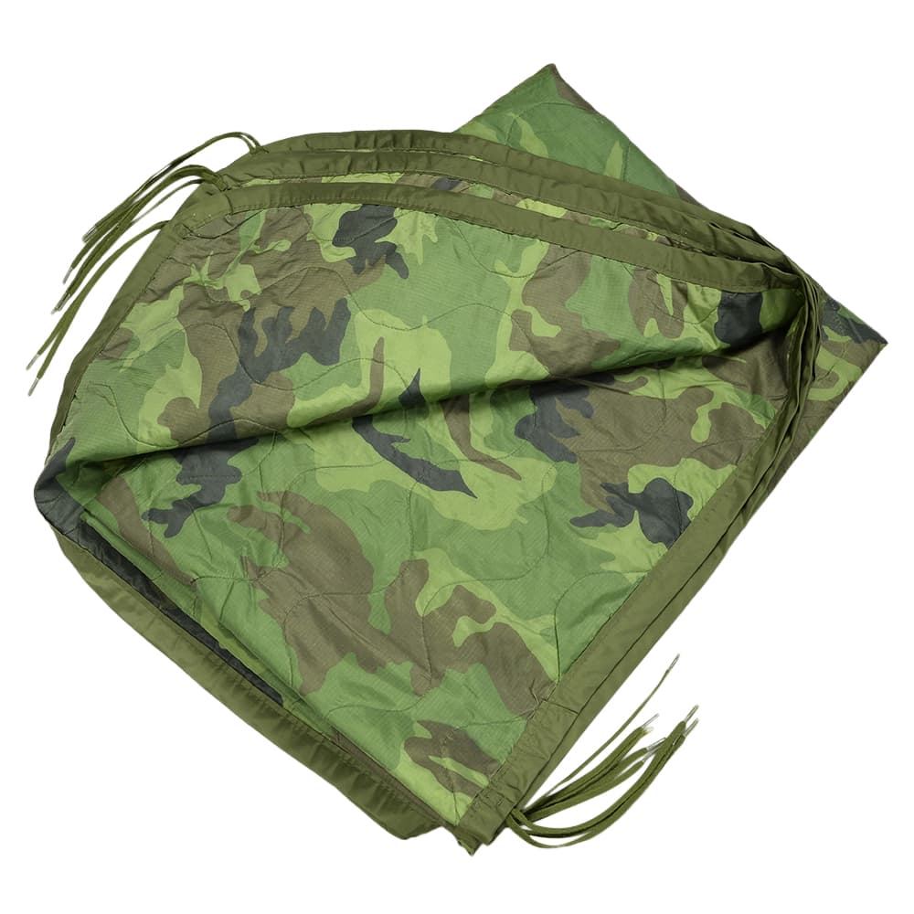 米軍放出品 ポンチョライナー リーフ迷彩 リップストップ生地