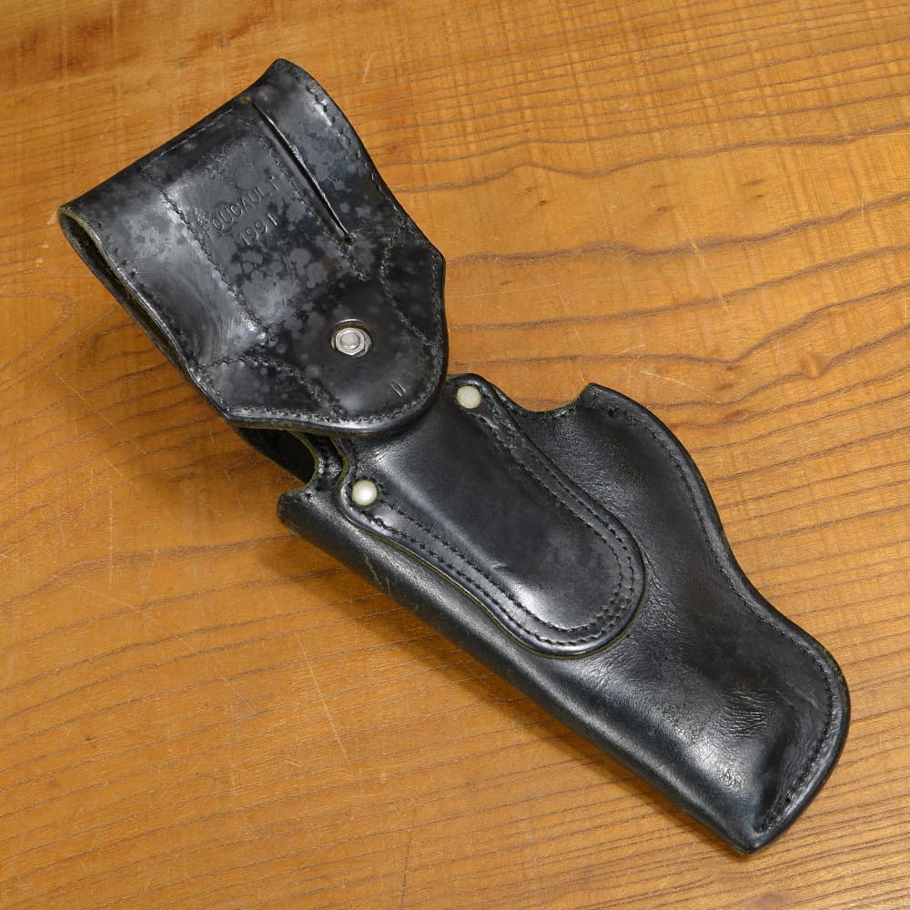 フランス警察 放出品 ピストルホルスター 革製 MAC50・PAMAS G1他対応