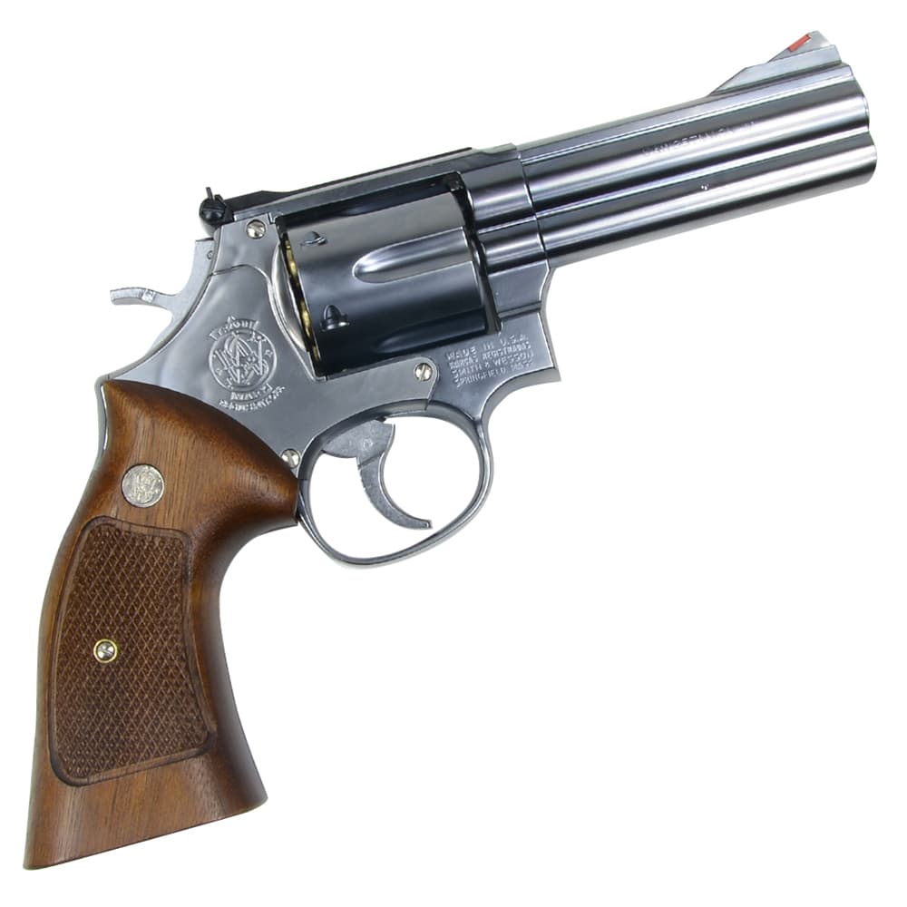 マルシン ガスガン M686 Xカートリッジ ABS シルバー 木製グリップ