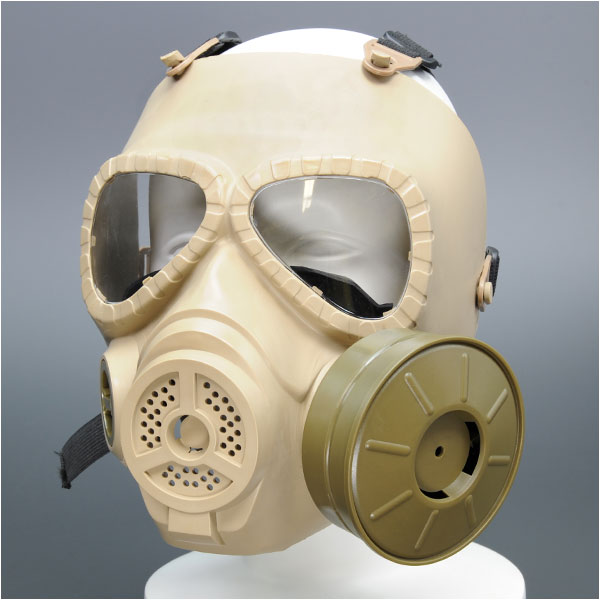 フルフェイスガード 送風ファン付 ガスマスク風 | ミリタリーショップ