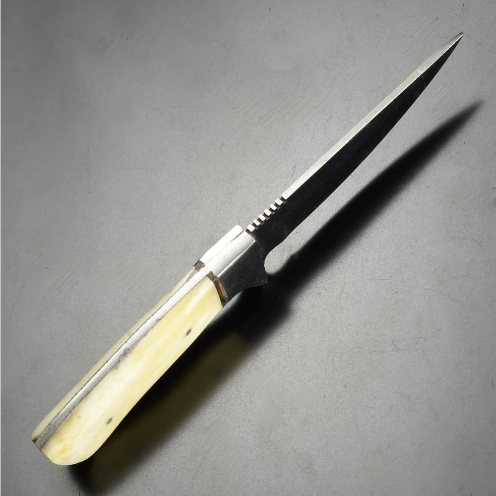 スキナーナイフ STRAIGHT レザーシース付属 ボーンハンドル 203369