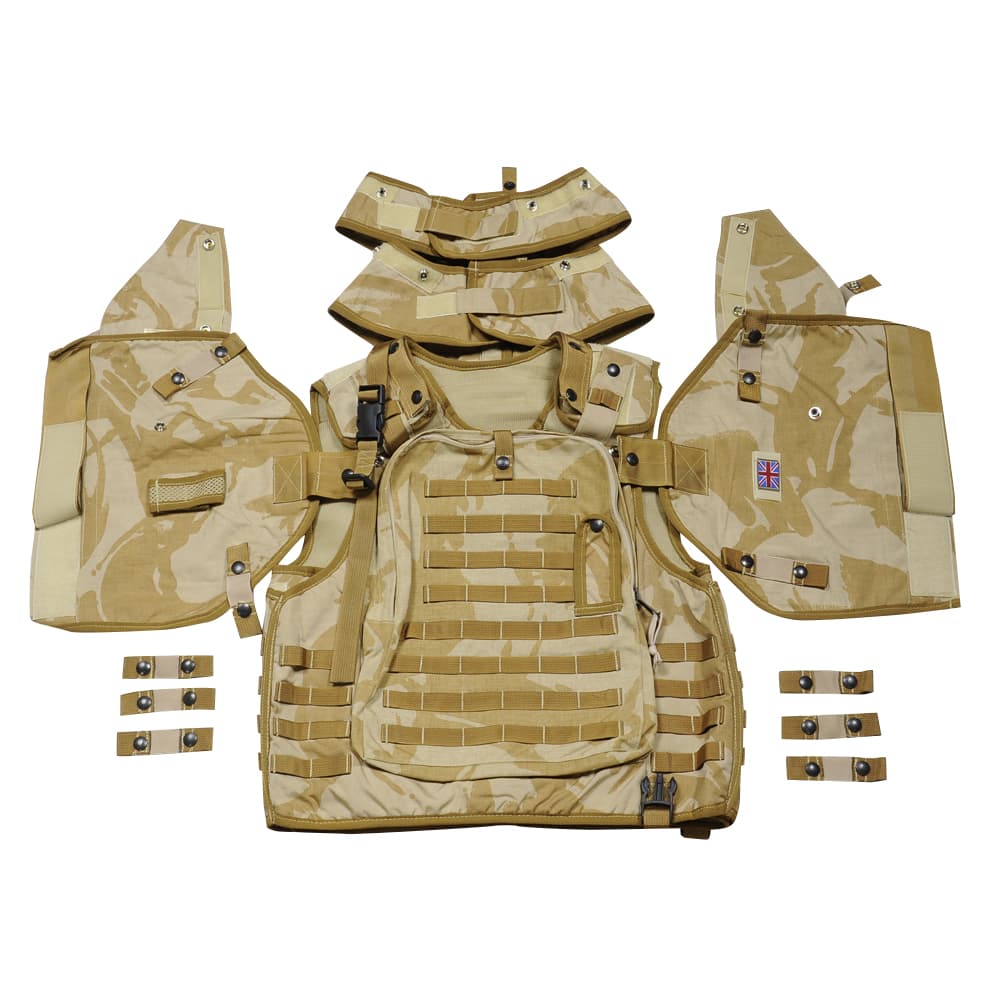 イギリス軍放出品 オスプレイ MK2 ボディアーマーセット デザートDPM