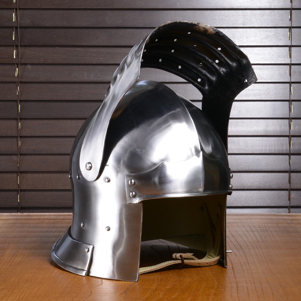 西洋甲冑 中世ヨーロッパ サレット兜 ナイトヘルメット | ミリタリー