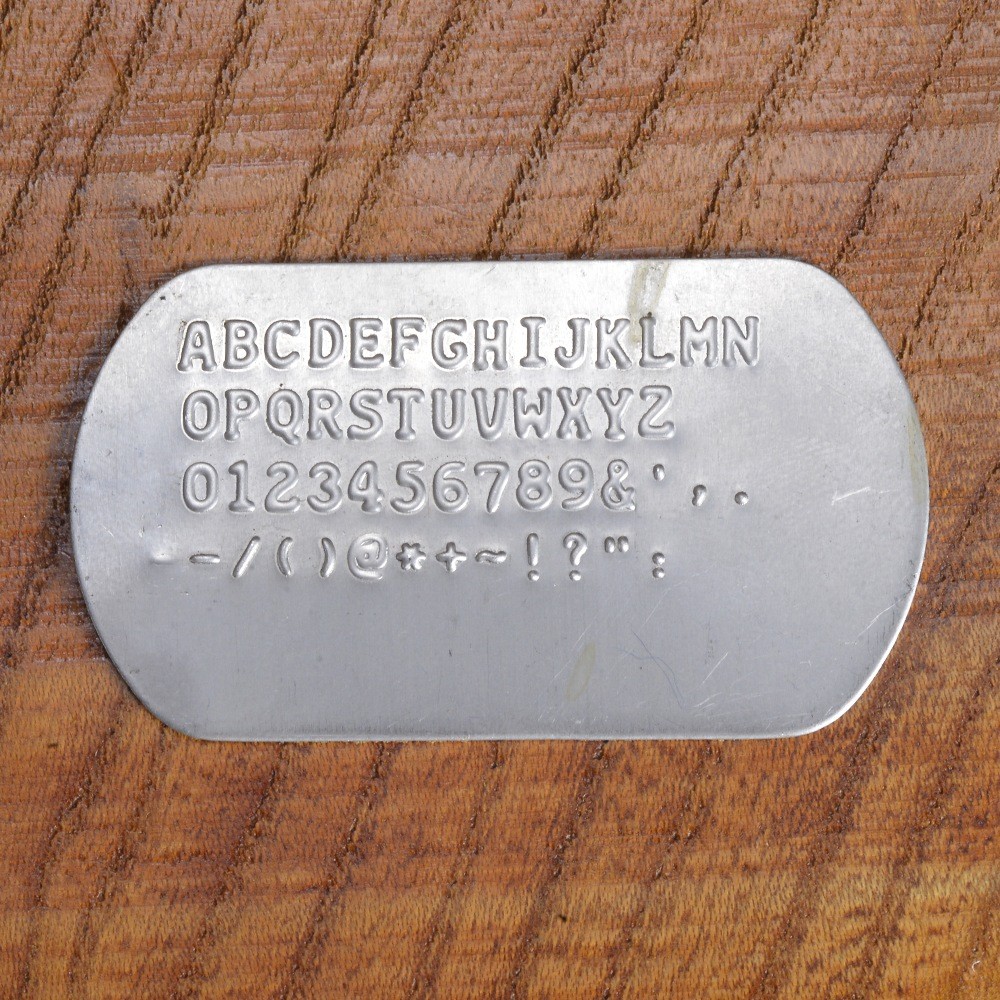 ドッグタグ専用 刻印機 ドッグタグマシーン 打刻機 | ミリタリー