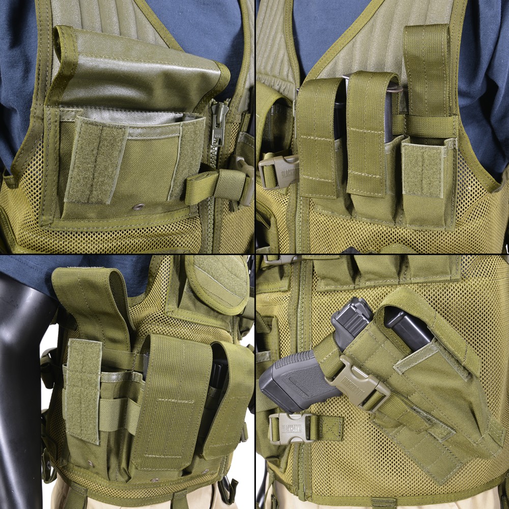 BLACKHAWK タクティカルベスト MOLLE対応 オメガエリート ホルスター