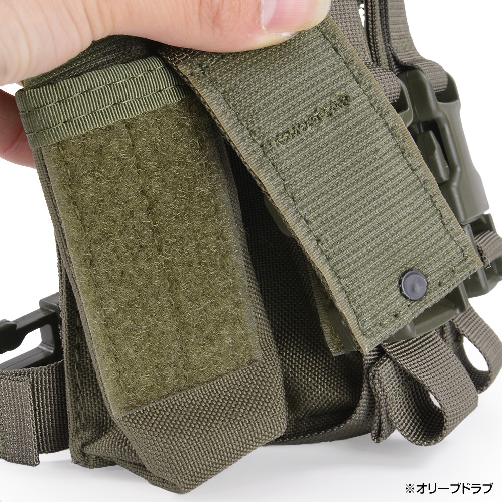 High Speed Gear ピストルマガジンポーチ 9mm/45口径 フラップ付き