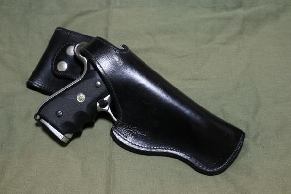フランス警察 放出品 ピストルホルスター 革製 MAC50・PAMAS G1他対応