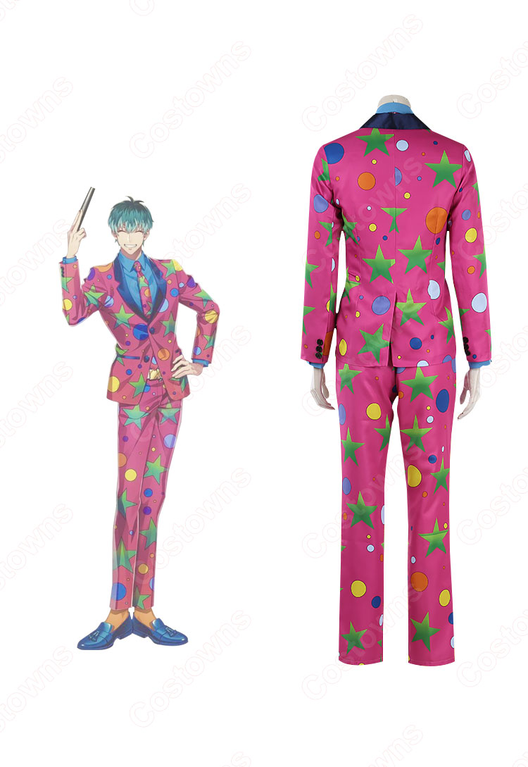 ヒプマイ 白膠木簓（ぬるでささら） スーツ コスプレ衣装 『ヒプノシス