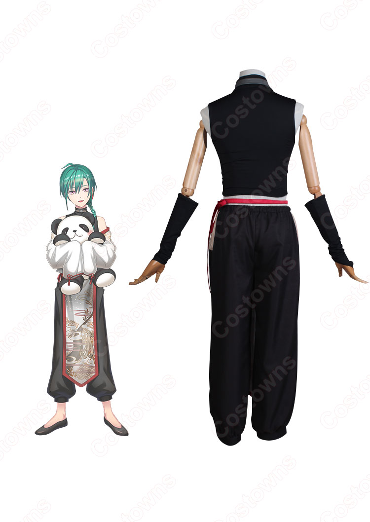 にじさんじ 緑仙（リューシェン） 中華風 コスプレ衣装 バーチャル