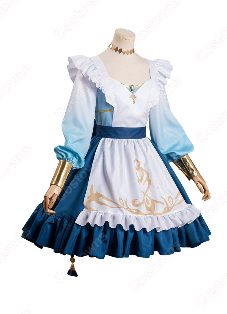 原神 ニィロウ 二次創作 メイド服 コスプレ衣装 - Costowns