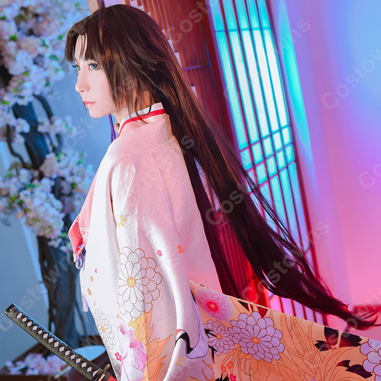 FGO 空の境界 両儀式 コスプレ 高品質耐熱 ウィッグ ウィッグネット付