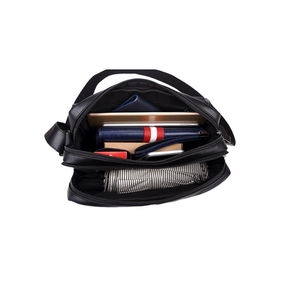 Whatna フラップ ショルダーバッグ メンズ メッセンジャーバッグ A4 大