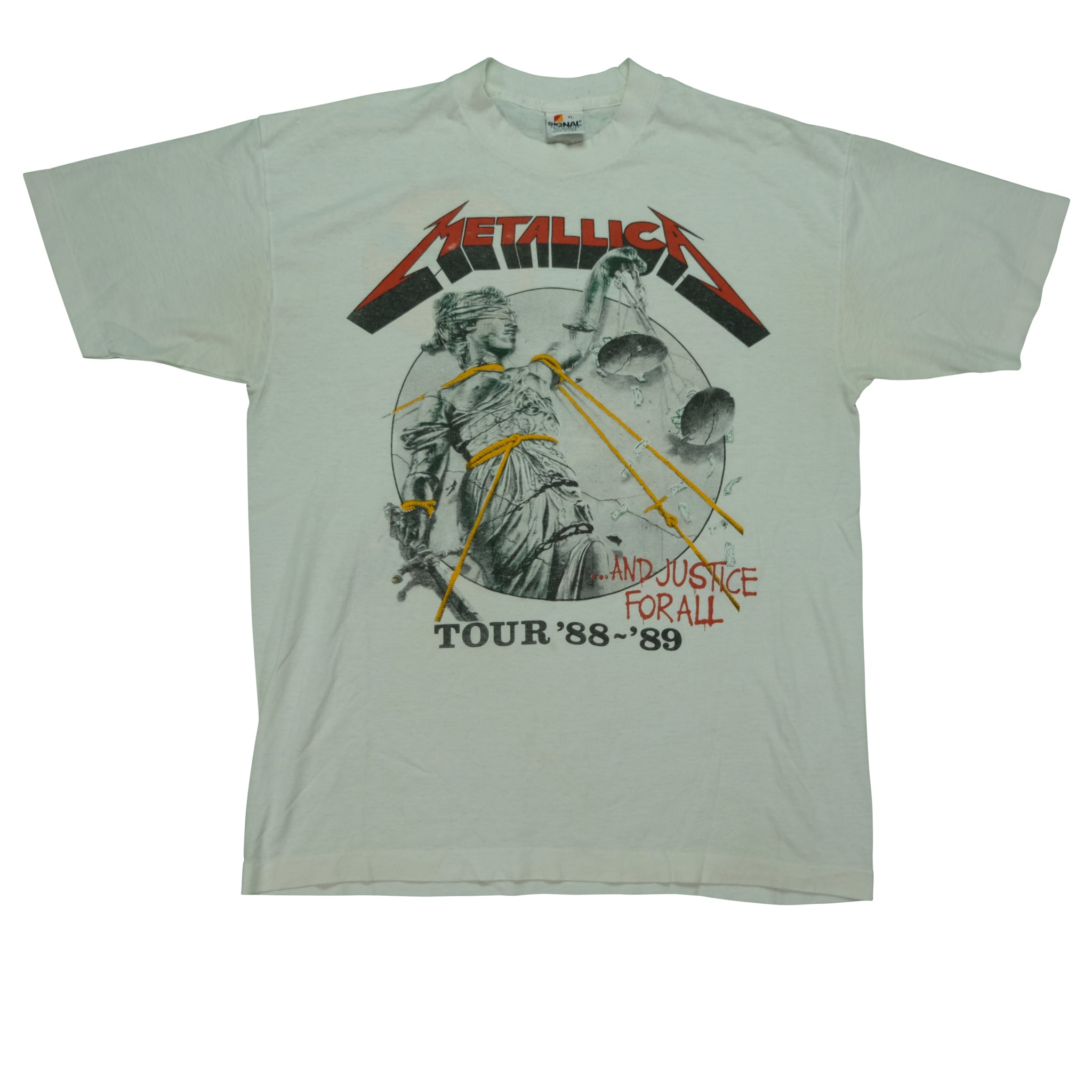 Vintage 1988-89 MetallicaAnd Justice For All With The Cult Tour