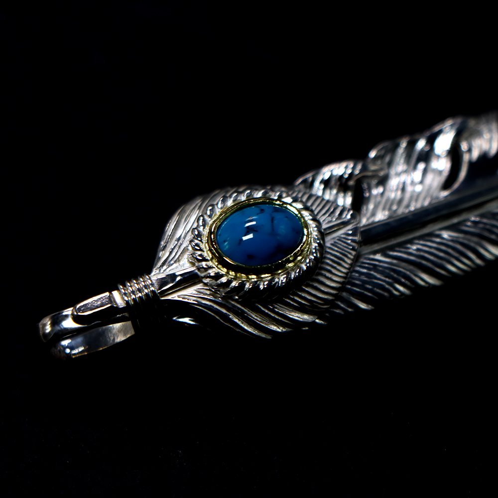 TADY&KING[ORDER ITEM]特大ハートSVフェザー銀縄枠K18スパイダー