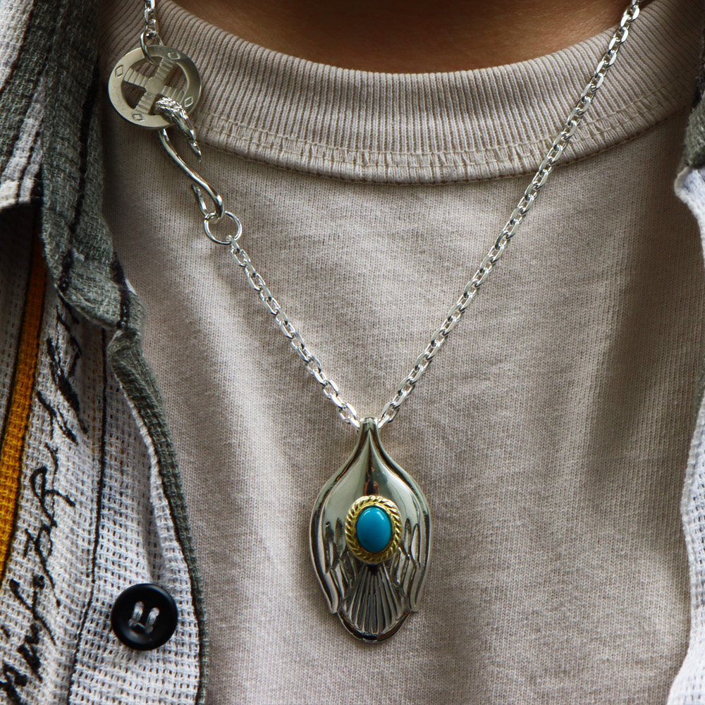 TADY&KINGイーグルスプーン金縄ターコイズ Necklace TADY＆KING ONLINE