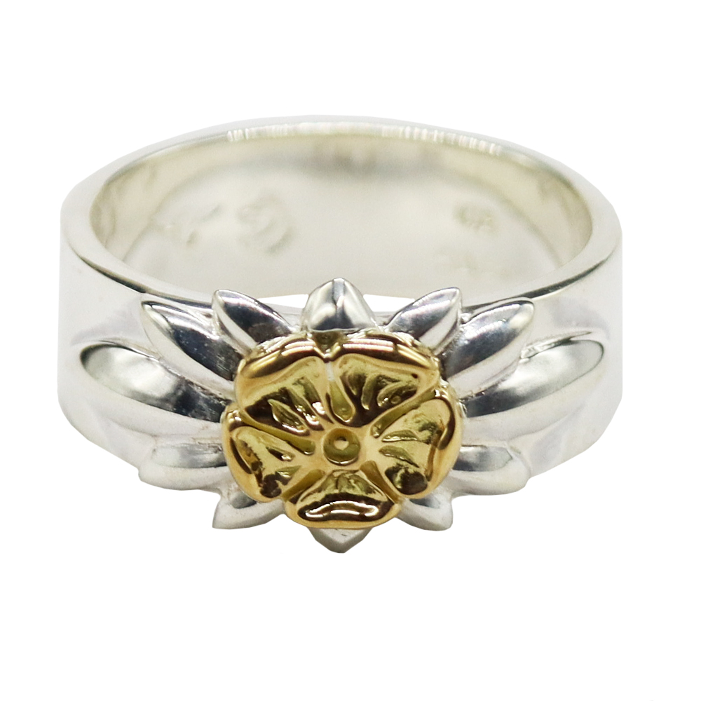 TADY&KING平打ちリングリリーSV K18ローズ Ring TADY＆KING ONLINE STORE