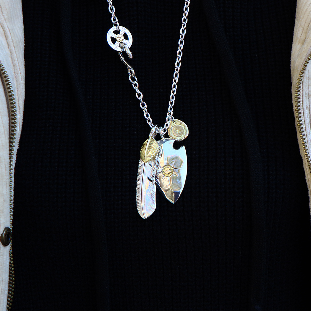 TADY&KINGK18イーグル付き矢尻 特大サイズ Necklace TADY＆KING ONLINE