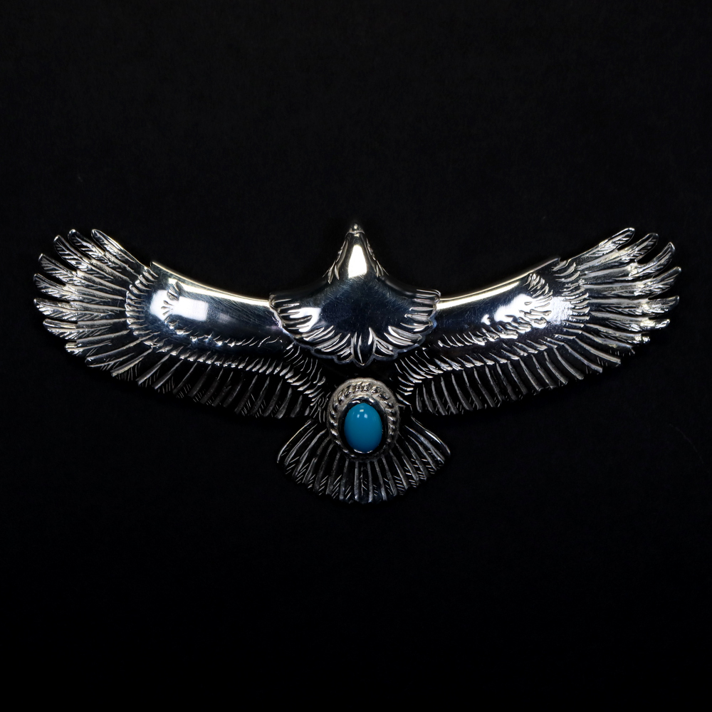 TADY&KING中イーグルSV銀縄ターコイズ Necklace TADY＆KING ONLINE STORE