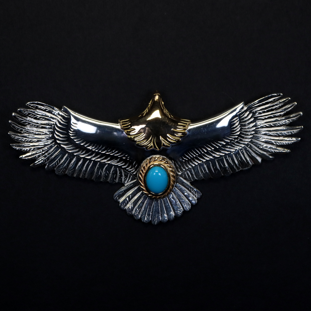 TADY&KING大イーグル頭金金縄ターコイズ Necklace TADY＆KING ONLINE STORE