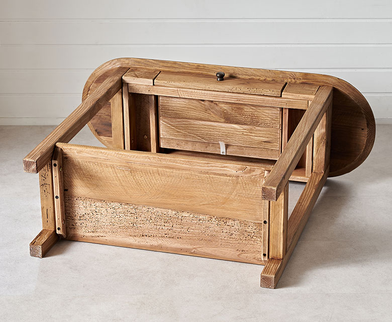 コンソール デスク テーブル 天然木 木製 ウッド 古材 約 W 95cm D