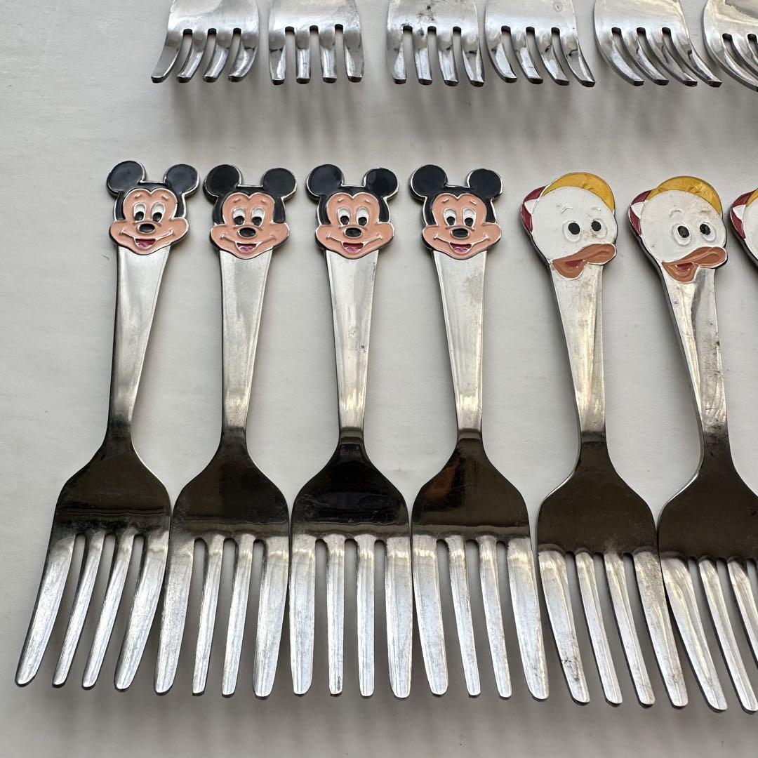 ミッキーマウス ミニー ドナルドダック ディズニー スプーン フォーク