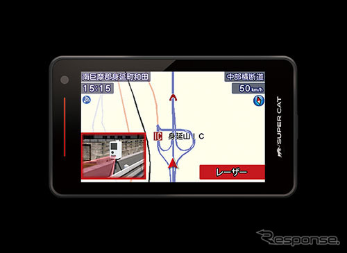 無線LAN搭載で最新情報に自動更新、新型レーザー＆レーダー探知機発売