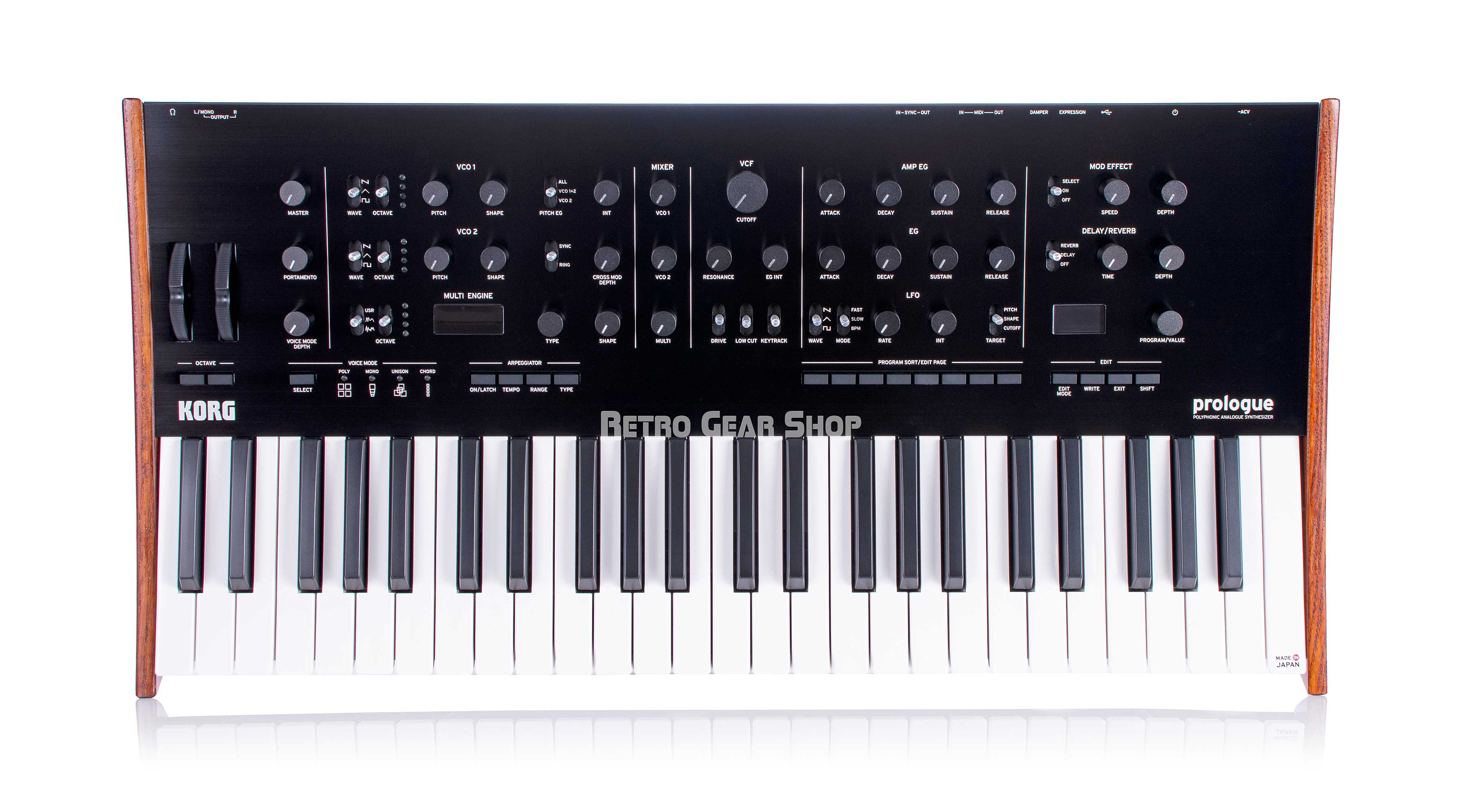 Korg Prologue 8 Voice Synthesizer Polyphonic 49 Key Analog Synth