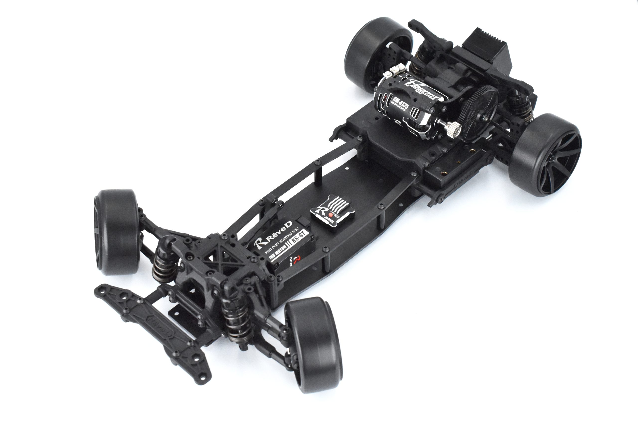 D1-BFS02【RDX Black FRP Side Deck Set】 - Reve D Racing Sdn. Bhd.