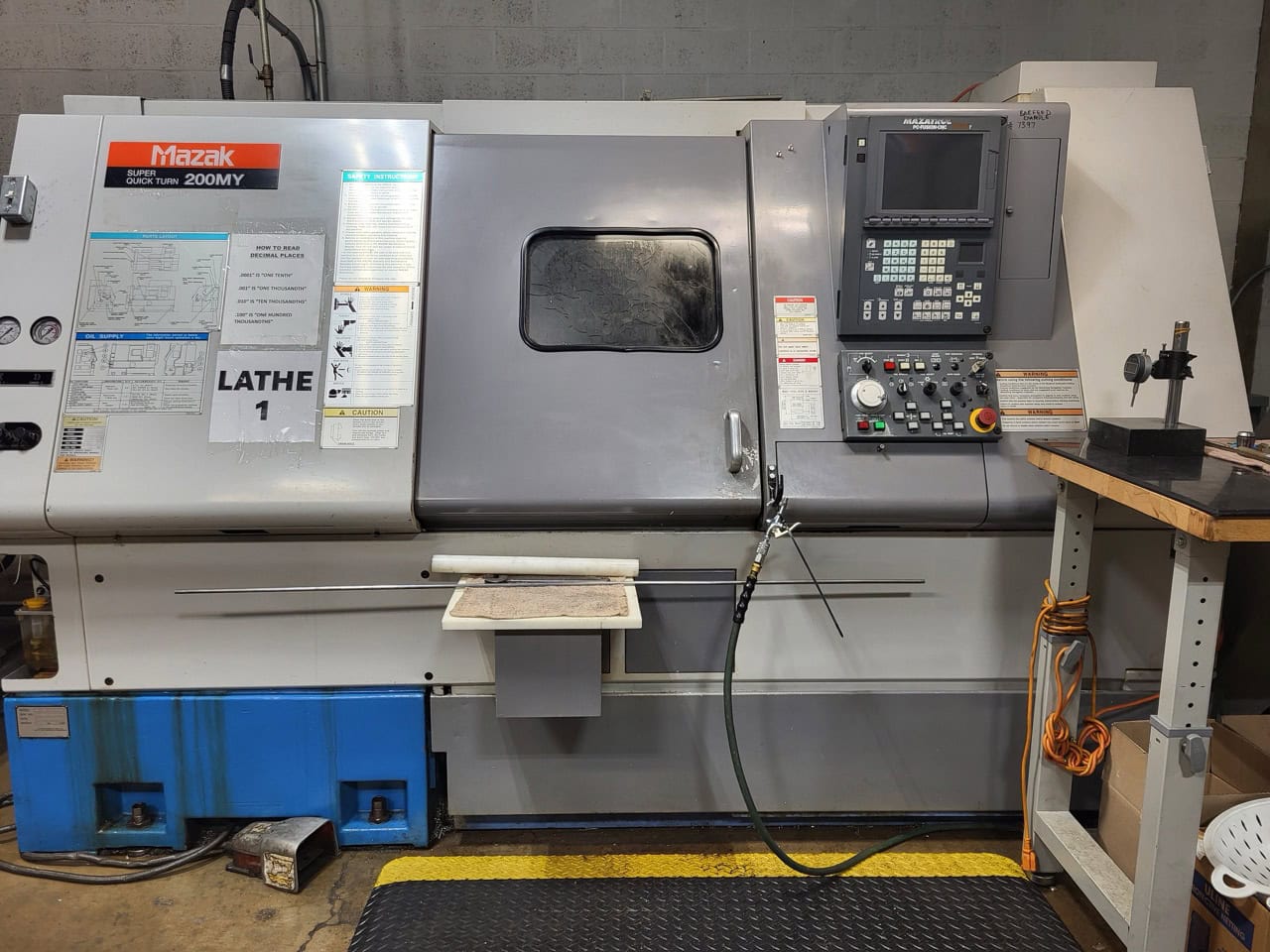 Mazak Super Quick Turn 200MY Multi-Axis CNC Lathe, 1999 - Fusion