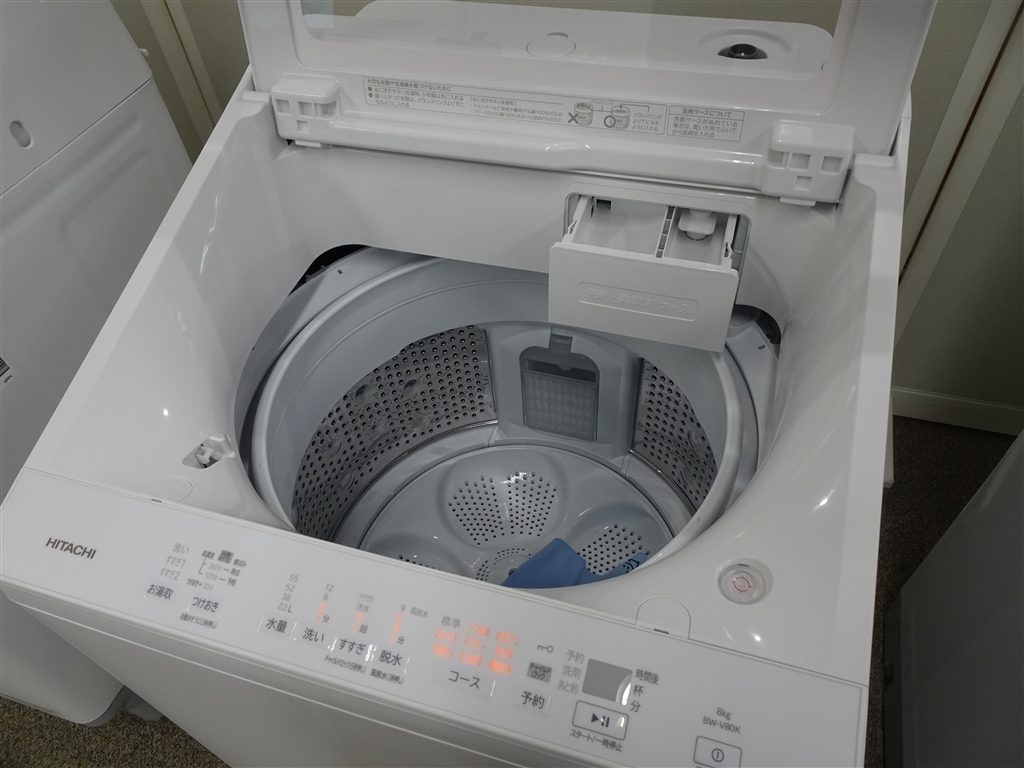 価格.com - 『洗濯槽内部』日立 ビートウォッシュ BW-V80K(W