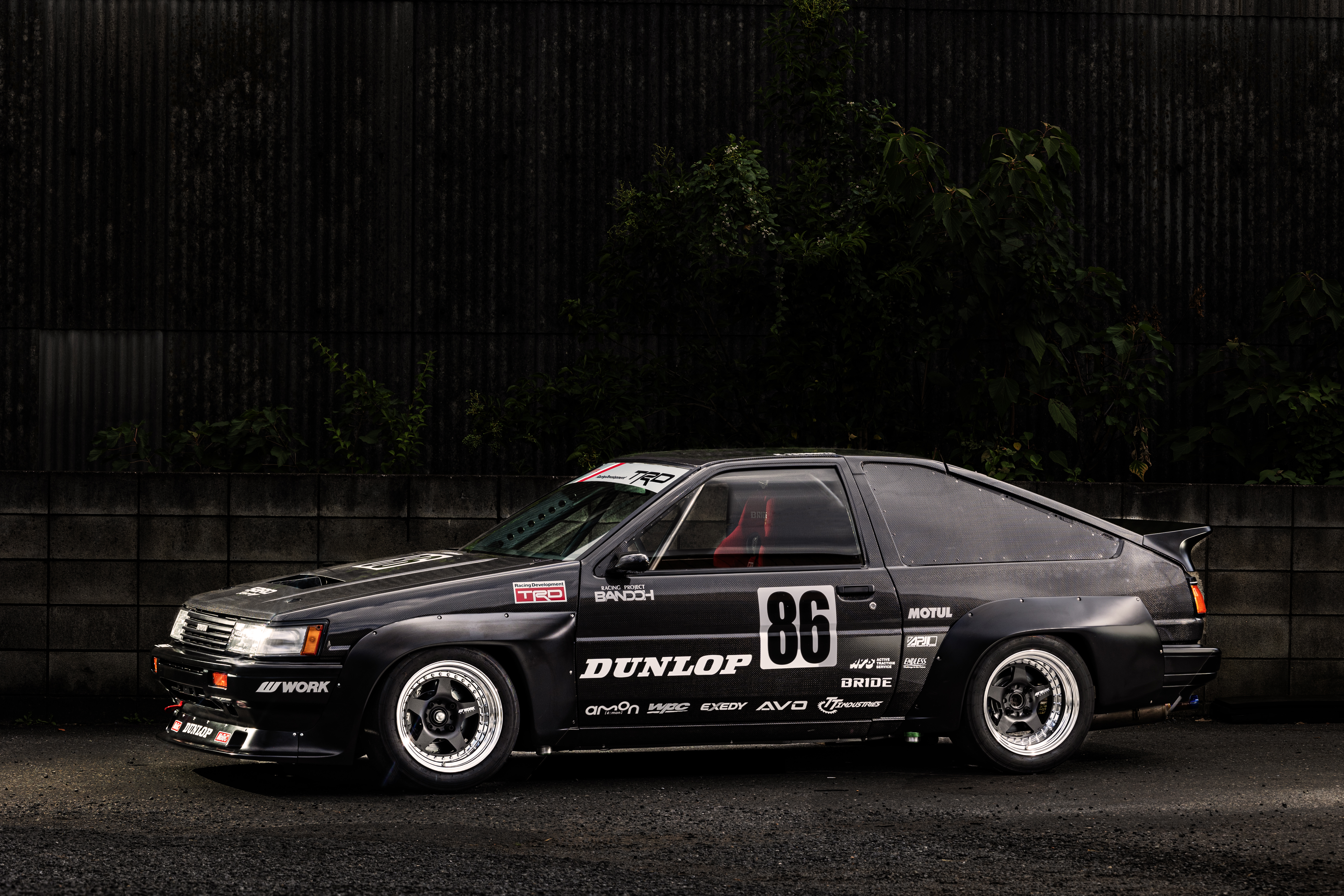 1/64 TRD 風 トヨタAE86 Levin 改 Work CR01 1/64 TRD 風 トヨタAE86