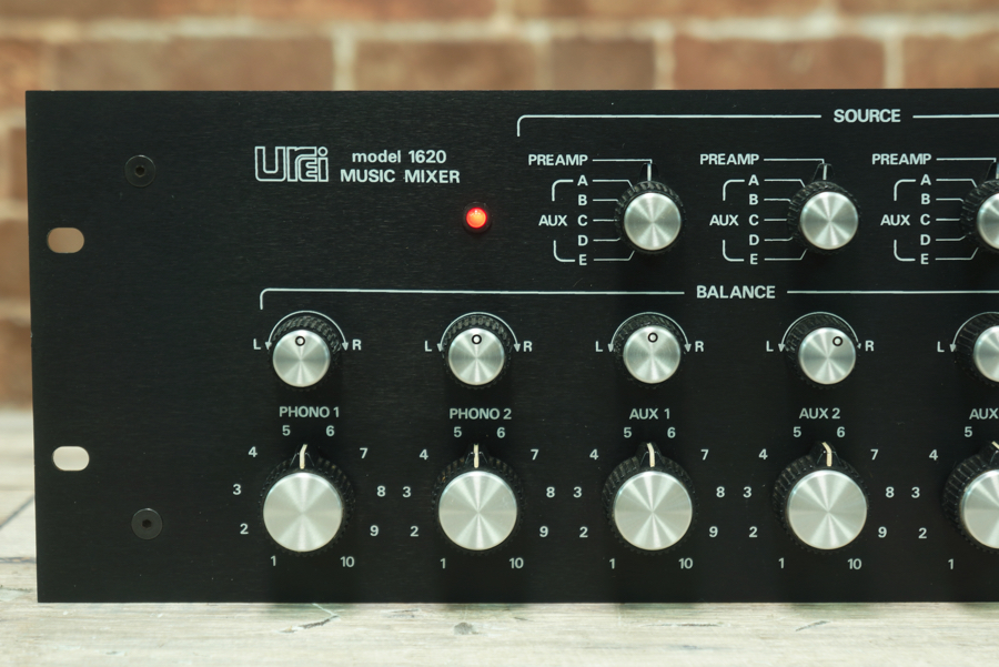 UREI 1620 MUSIC MIXER ロータリーミキサー 後期 PHONO×2 MIC×1(AUX4