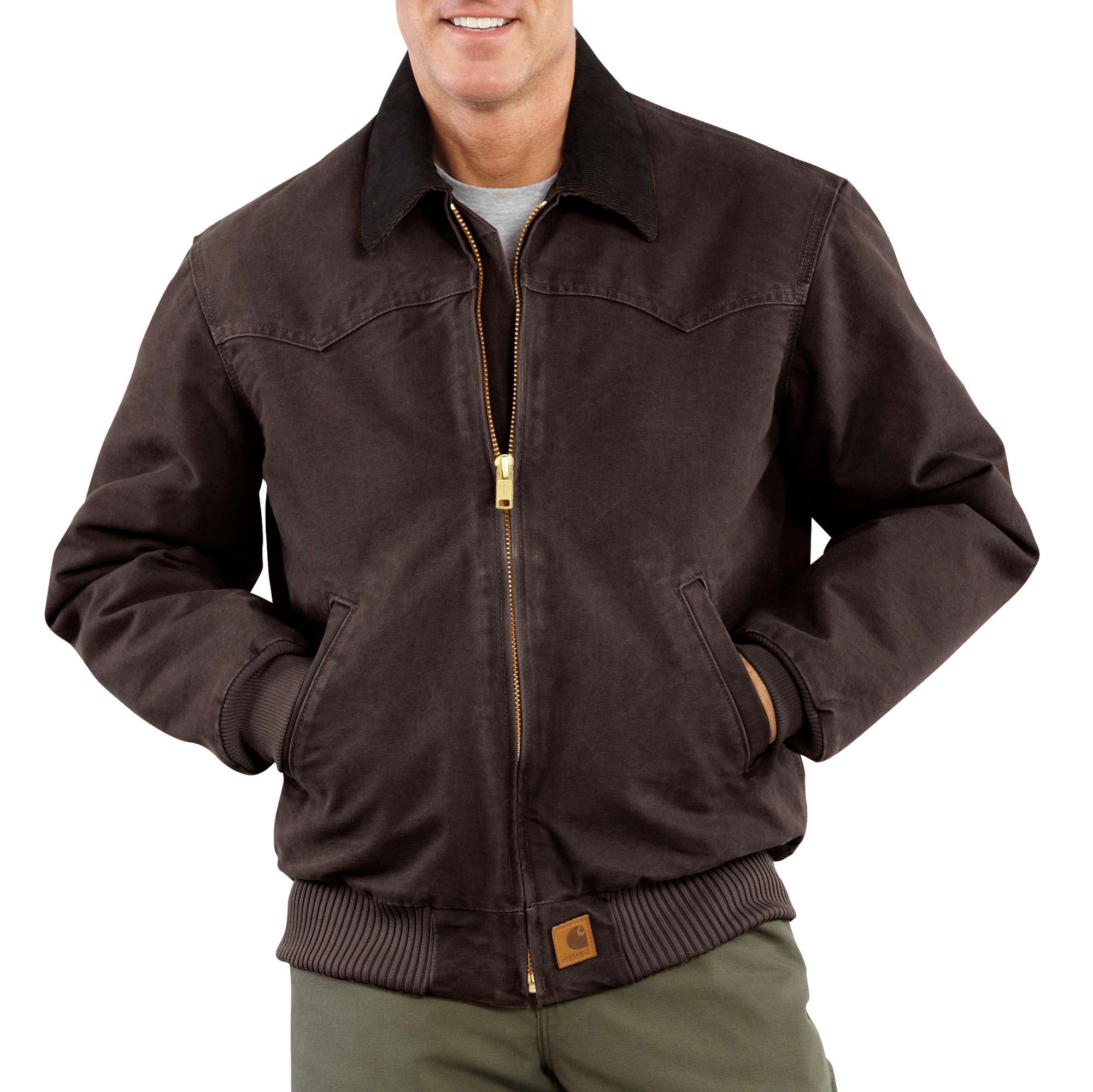 Sandstone Santa Fe Jacket/Quilted- Flannel Lined | Carhartt Reworked