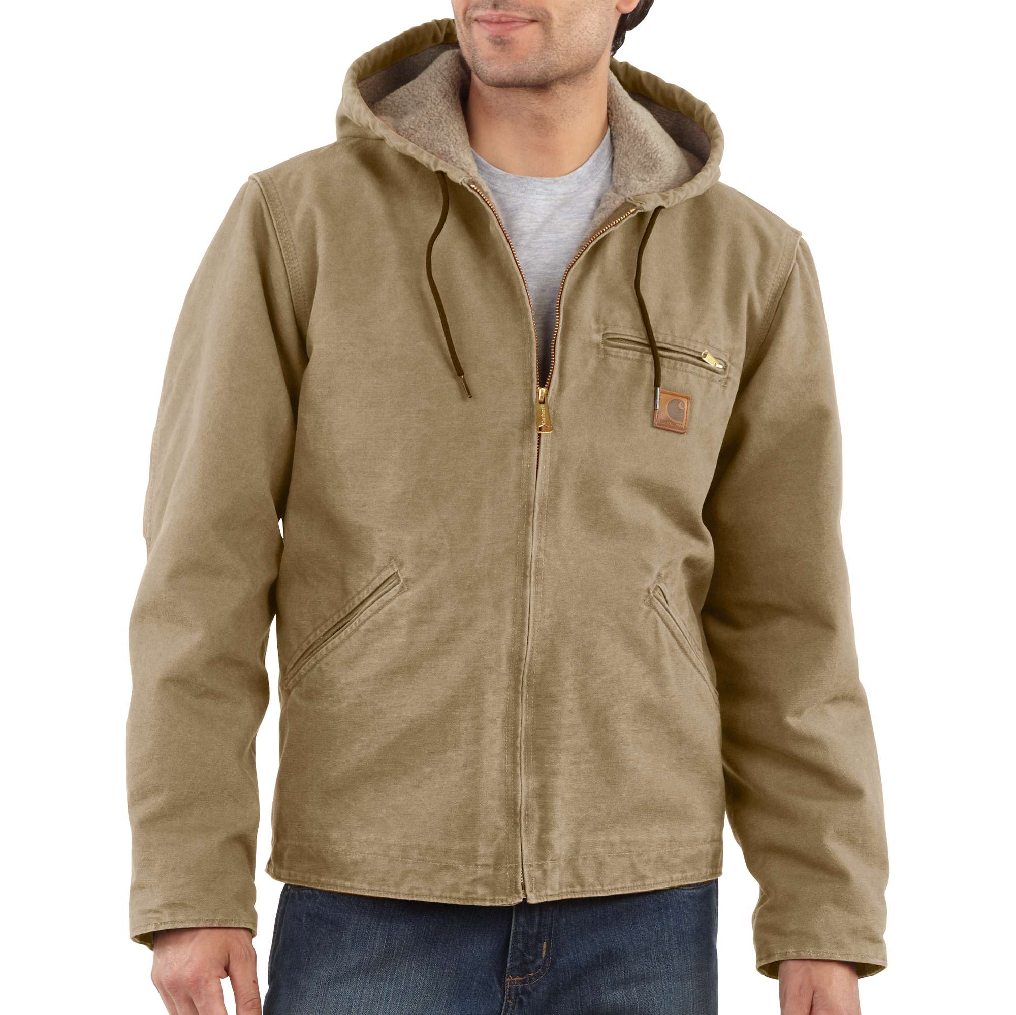Sandstone Sherpa-Lined Sierra Jacket | Carhartt Reworked