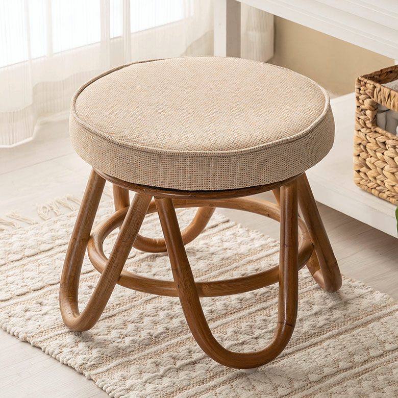 回転 スツール ラタンスツール ラタン 籐 椅子 イス 座面高 35.5cm