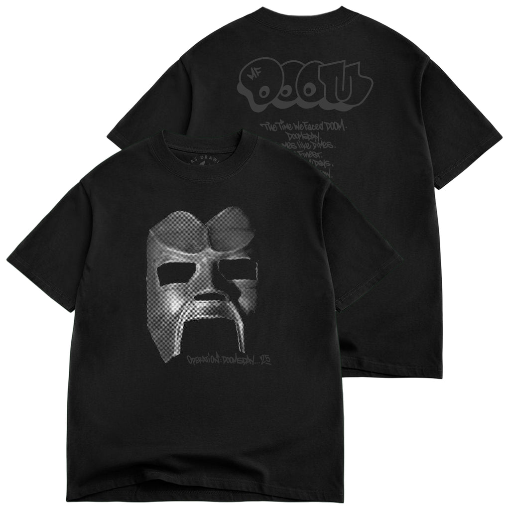 MF DOOM - Doomsday 25 Mask Shirt (Black) - Rhymesayers Entertainment