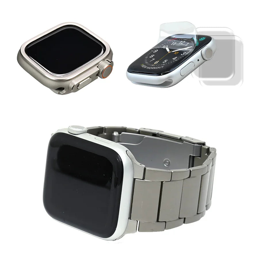 チタン アップルウォッチ バンド メンズ 高級 ベルト Apple Watch