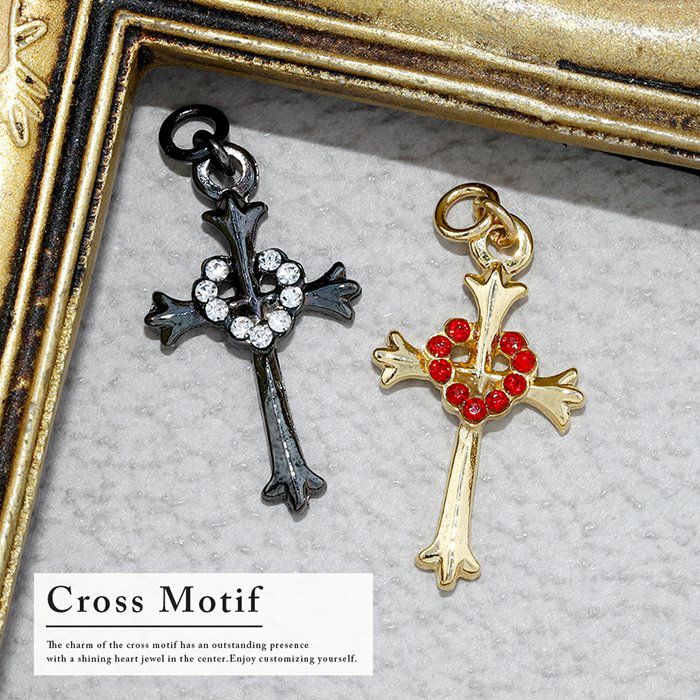 チャーム 14G 16G 18G クロス 十字架 チャーム0226 | ボディピアス 凛