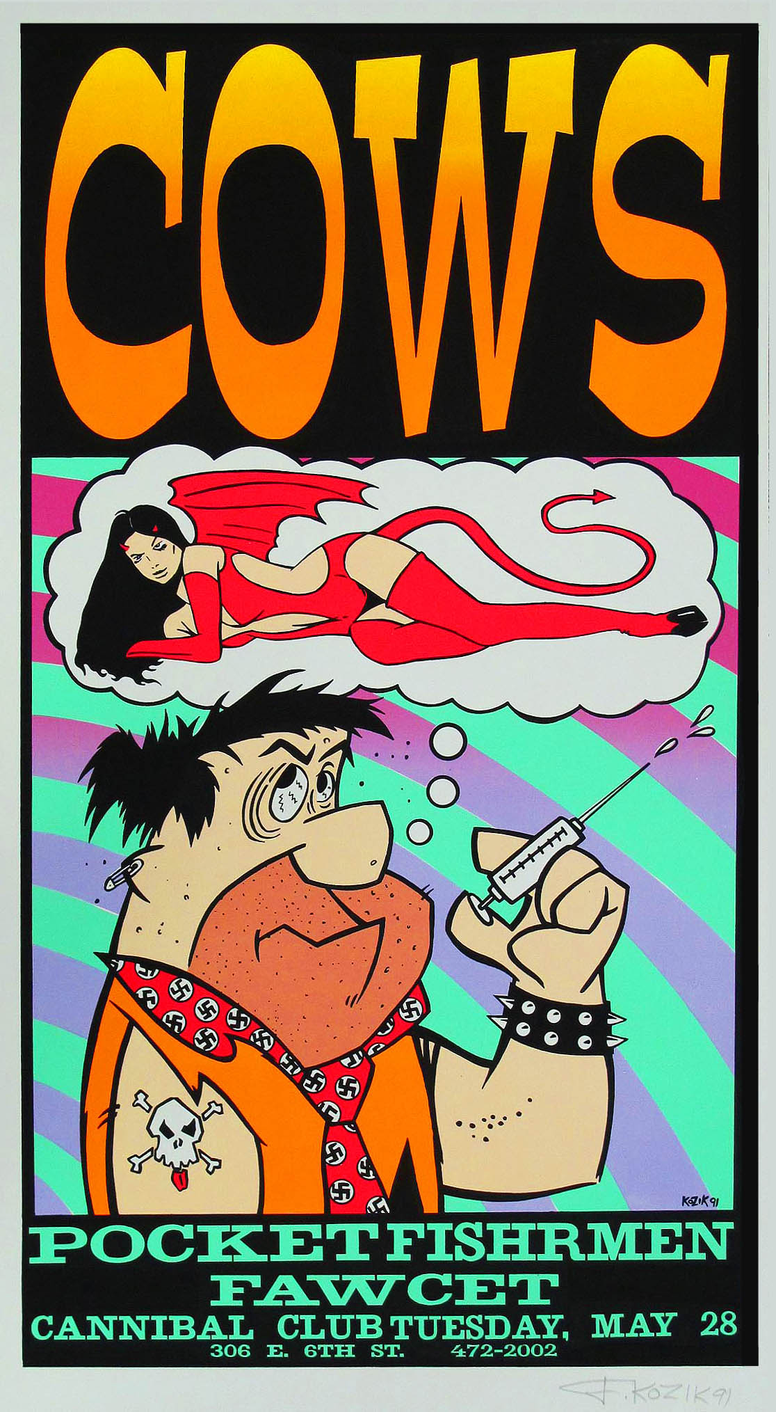 I Hesitate to Call it Art”: Rock Poster Legend Frank Kozik