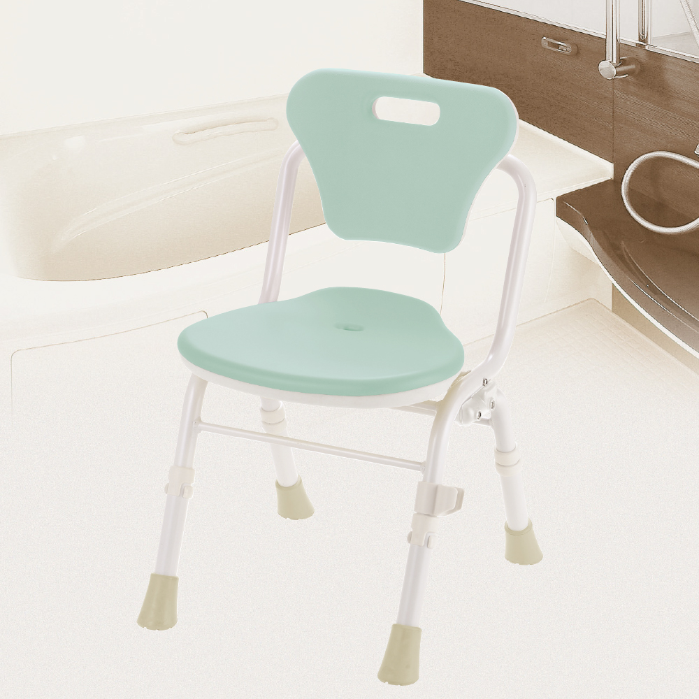 やわらかシャワーチェア クレオ折りたたみ(防カビプラス) 背付390