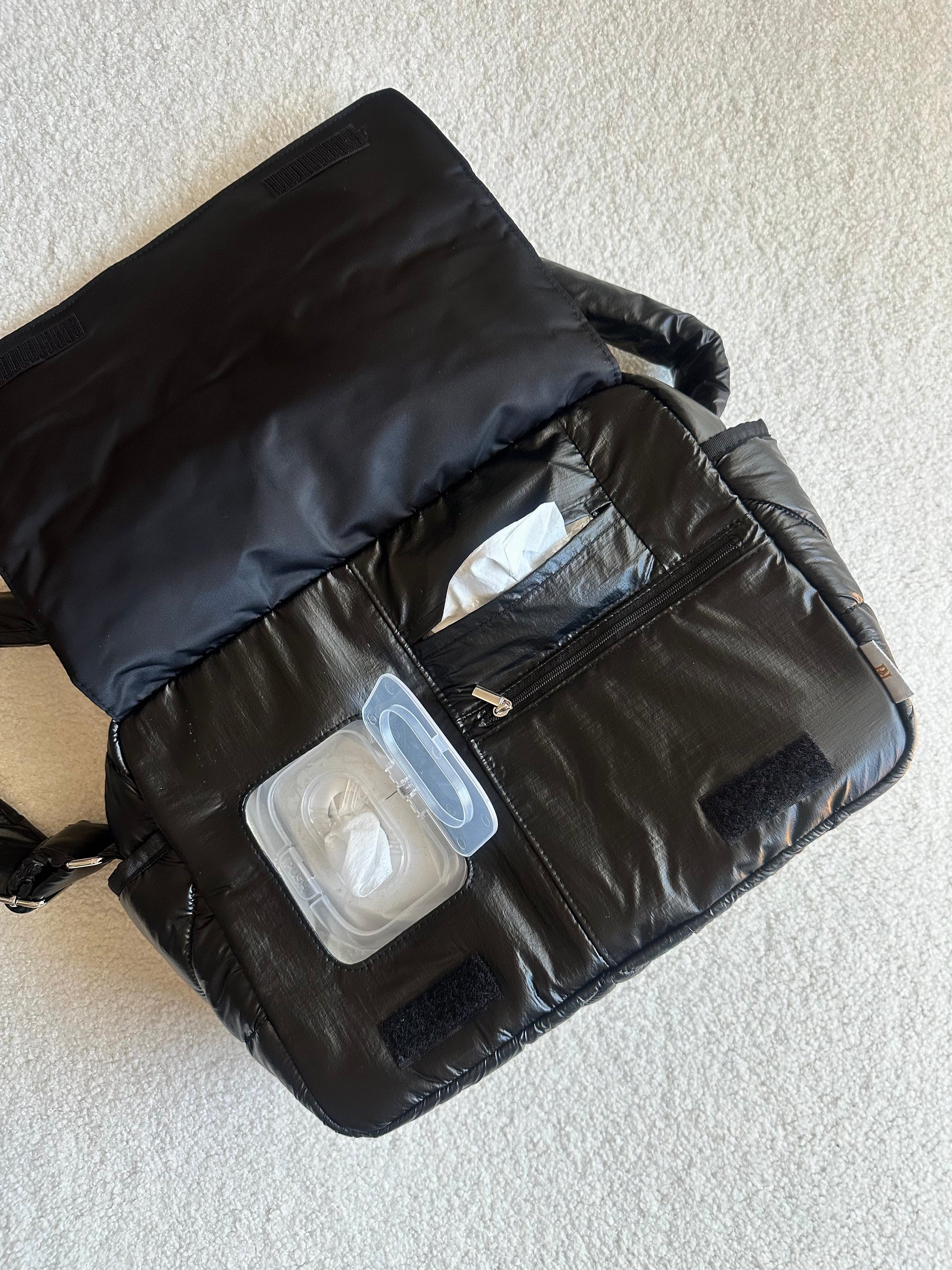 Cross quilt bag / Black – RICH RAISE