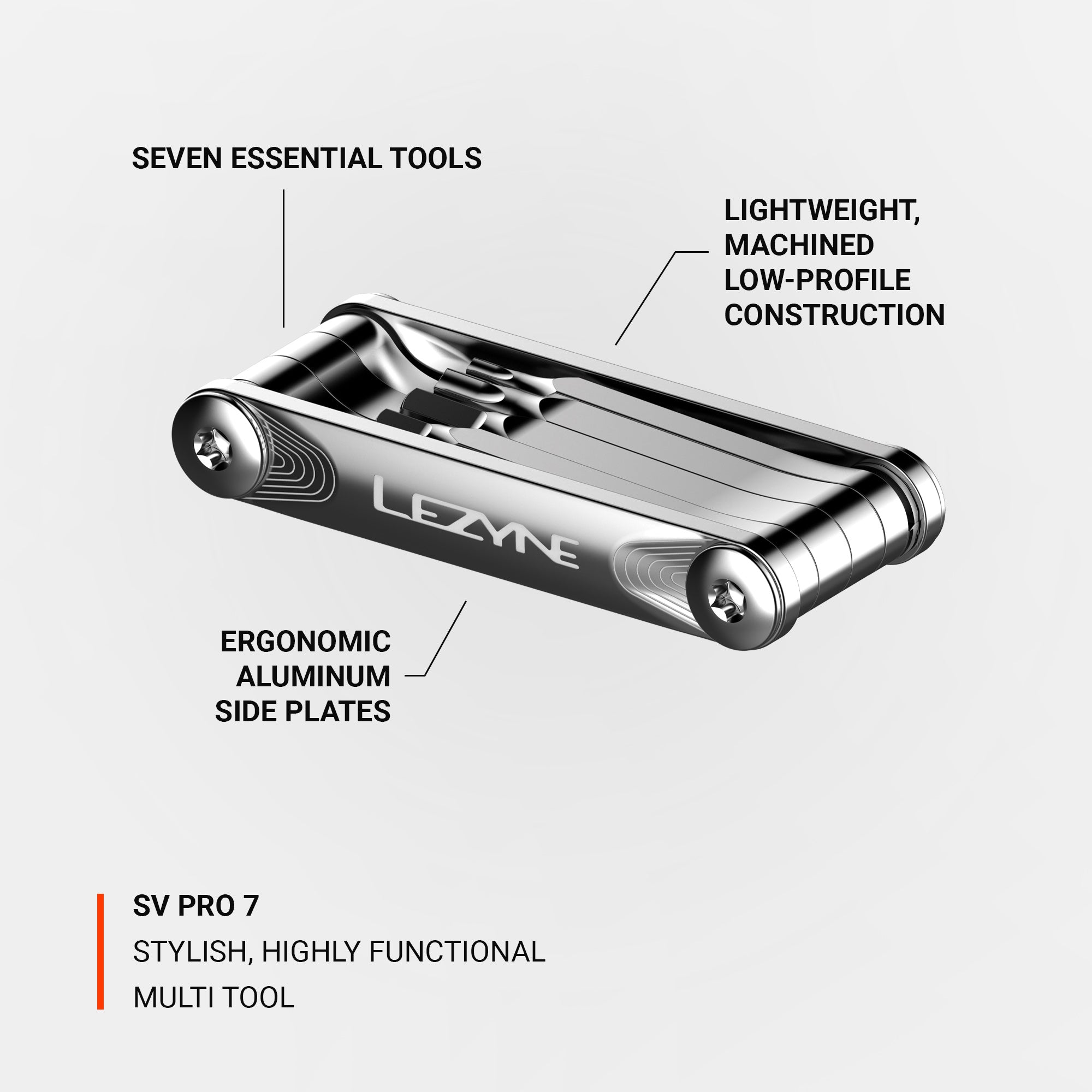 LEZYNE SV PRO TOOL | STAINLESS STEEL BIKE MULTI TOOL